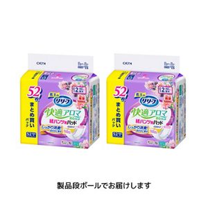 リリーフ　紙パンツ専用パッド快適アロマ安心フィット　１０４枚【ケース販売】