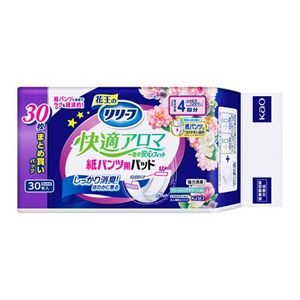 リリーフ　紙パンツ専用パッド快適アロマ一晩中安心フィット　９０枚【ケース販売】