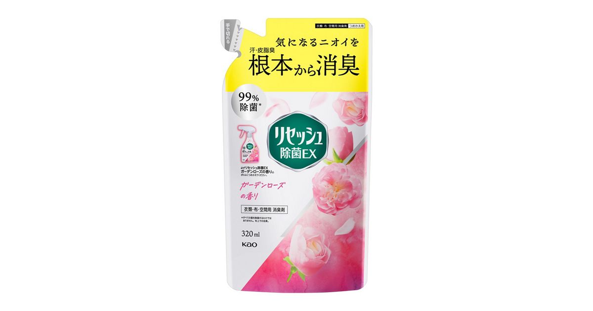 リセッシュ除菌EX ガーデンローズの香り つめかえ用 320ml 