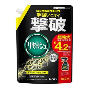リセッシュ　デオドラントパワー　スプラッシュシトラスの香り　つめかえ用　１１８０ｍｌ