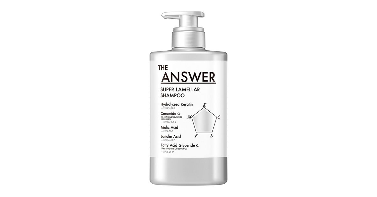THE ANSWER スーパーラメラシャンプー ポンプ 400ml 