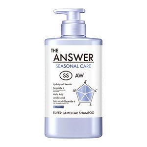 ＴＨＥ　ＡＮＳＷＥＲ　シーズナルケア　ＳＳ　スーパーラメラシャンプー　ポンプ　４００ｍｌ