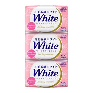 花王石鹸ホワイト　アロマティック・ローズの香り　バスサイズ　３コパック