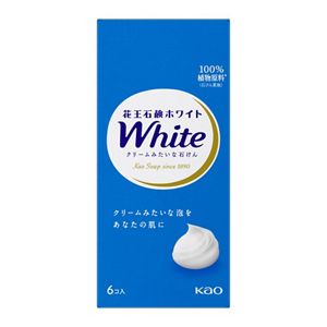 花王石鹸ホワイト　普通サイズ　６コ箱