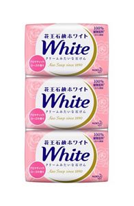 花王石鹸ホワイト アロマティック・ローズの香り 普通サイズ ［3コパック］