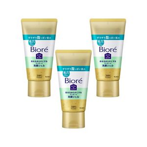 Biora マッサージジェルパック & 洗顔フォーム 3セット ビオレ おうちdeエステ 肌をなめらかにするマッサージ洗顔ジェル 3個