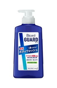 ビオレガード　髪も洗える薬用ボディウォッシュ　ナチュラルハーブ　ポンプ　４２０ｍｌ　３個セット