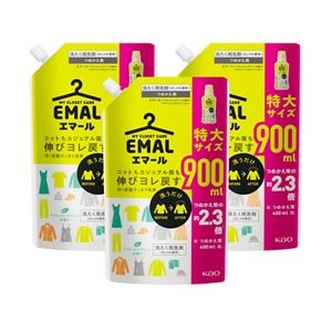 エマール　リフレッシュグリーンの香り　つめかえ用　９００ｍｌ　３個セット