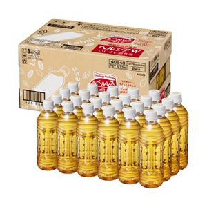 ヘルシアW　いいこと巡り茶　５００ｍｌ　ラベルレス　梱販売用　２４本セット