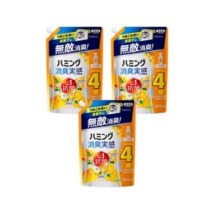 ハミング消臭実感　オレンジ＆フラワーの香り　つめかえ用　１．５１Ｌ　３個セット