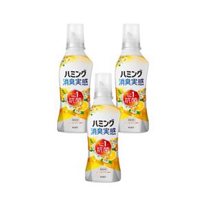 ハミング消臭実感　オレンジ＆フラワーの香り　本体　５１０ｍｌ　３個セット