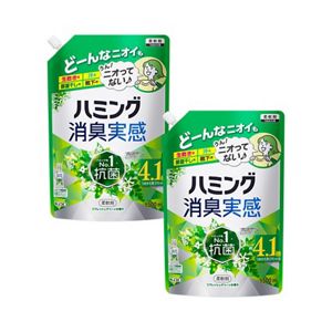 ハミング消臭実感　リフレッシュグリーンの香り　つめかえ用　１．５Ｌ　２個セット