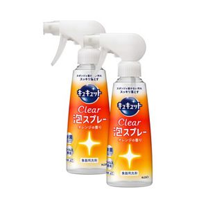 キュキュット　Clear泡スプレー　オレンジの香り　本体　２個セット