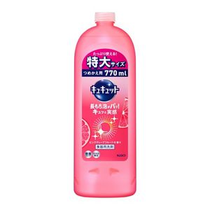 キュキュット　ピンクグレープフルーツの香り　つめかえ用　７７０ｍｌ　２個セット