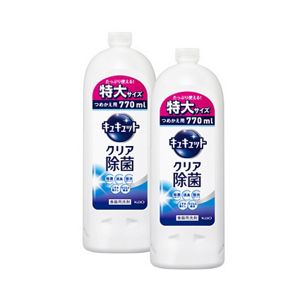 キュキュット　クリア除菌　つめかえ用　７７０ｍｌ　２個セット