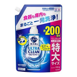 食器洗い乾燥機専用キュキュットウルトラクリーン　すっきりシトラスの香り　つめかえ用１１００ｇ　３個セット