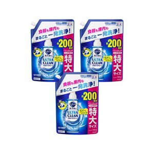 食器洗い乾燥機専用キュキュットウルトラクリーン　すっきりシトラスの香り　つめかえ用１１００ｇ　３個セット