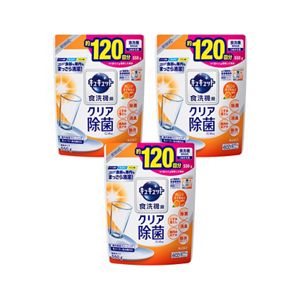 食器洗い乾燥機専用キュキュットクエン酸効果　オレンジオイル配合　つめかえ用　５５０ｇ　３個セット