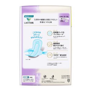 ロリエ　しあわせ素肌　通気超スリム　特に多い昼用２５ｃｍ　羽つき　３４個　２個セット