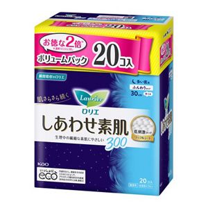 ロリエ　しあわせ素肌　多い夜用３０ｃｍ　羽つき　２０個　２個セット