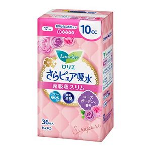 ロリエさらピュア吸水　超吸収スリム　１０ｃｃローズガーデンの香り３６枚　２個セット