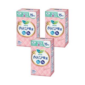 ロリエさらピュア吸水　１５ｃｃ３４枚　３個セット