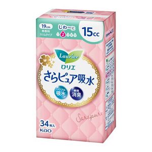 ロリエさらピュア吸水　１５ｃｃ３４枚　２個セット