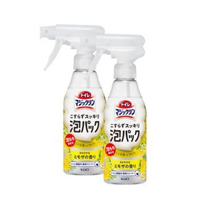トイレマジックリン　こすらずスッキリ泡パック　ミモザの香り　本体　２個セット