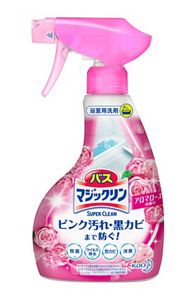 バスマジックリン泡立ちスプレーSUPER CLEAN アロマローズ　本体　３８０ｍｌ　２個セット