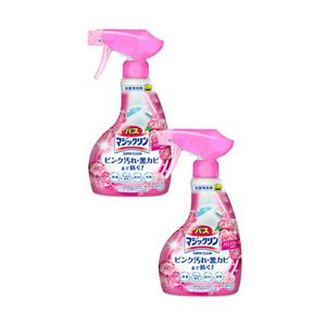 バスマジックリン泡立ちスプレーSUPER CLEAN アロマローズ　本体　３８０ｍｌ　２個セット