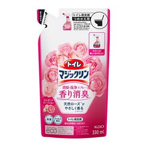 トイレマジックリン　消臭・洗浄スプレー　ツヤツヤコートプラス　エレガントローズの香り　つめかえ用　３３０ｍｌ　３個セット