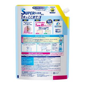 バスマジックリン　ＳＵＰＥＲ泡洗浄　香りが残らないタイプ　つめかえ用増量　１２５０ｍｌ　３個セット
