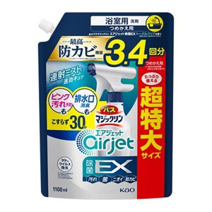 バスマジックリン　エアジェット　除菌ＥＸ　ハーバルクリアの香り　つめかえ用　１１００ｍｌ　３個セット