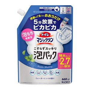 トイレマジックリン　こすらずスッキリ泡パック　ウォーターミントの香り　つめかえ用　６６０ｍｌ　３個セット