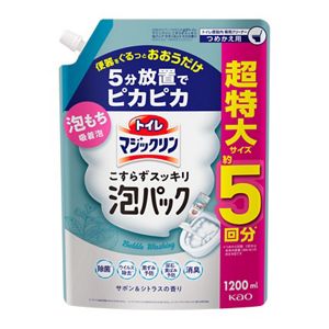 トイレマジックリン　こすらずスッキリ泡パック　サボン＆シトラスの香り　つめかえ用　１２００ｍｌ　３個セット