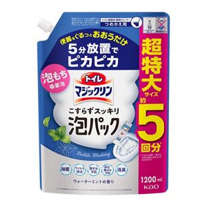 トイレマジックリン　こすらずスッキリ泡パック　ミントの香り　つめかえ用　１２００ｍｌ　３個セット