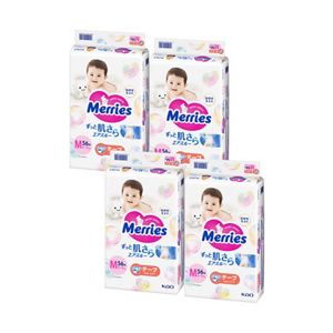 60枚→54枚へリニューアル】メリーズ おむつ テープ S（4～8kg