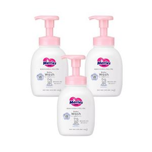 メリーズ　ベビー全身泡ウォッシュポンプ４００ｍｌ　３個セット