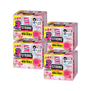 トイレクイックル　ストロング　プレミアムローズの香り　つめかえ用　２４枚　４個セット