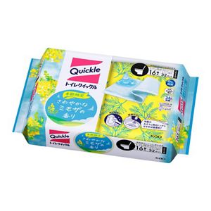 トイレクイックル　つめかえ用　ジャンボパック　１６枚入　ミモザの香り　３個セット