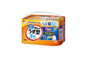 リリーフ　パンツタイプ　安心のうす型Ｌ１６枚　４個セット【ケース販売】