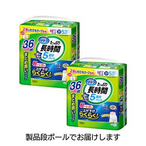 リリーフ　パンツタイプ　たっぷり長時間Ｍ３６枚　２個セット【ケース販売】