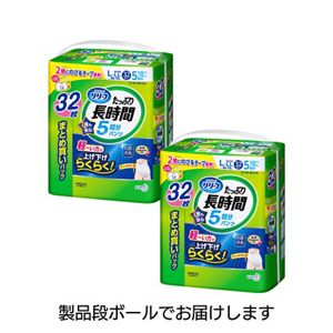 リリーフ　パンツタイプ　たっぷり長時間Ｌ３２枚　２個セット【ケース販売】