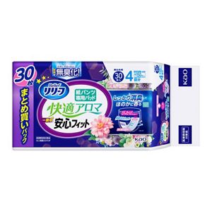 リリーフ　紙パンツ専用パッド快適アロマ一晩中安心フィット　３０枚　３個セット【ケース販売】