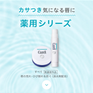 カサつき気になる唇に 薬用シリーズ