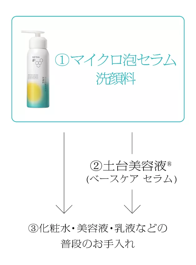 公式】花王 ソフィーナ SOFINA iP マイクロ泡セラム 洗顔料