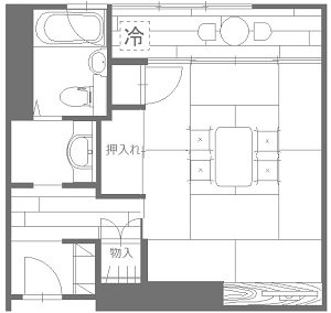 和室10畳間取り図