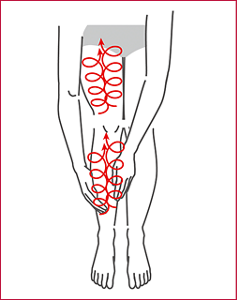 爪を綺麗に見せる くるっと塗り