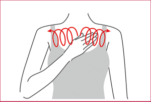 爪を綺麗に見せる くるっと塗り