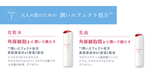 Point1 大人の肌のための潤いエフェクト処方